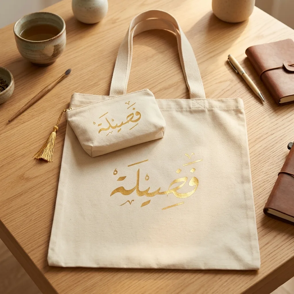 Pack Golden Touche - Totebag + Trousse