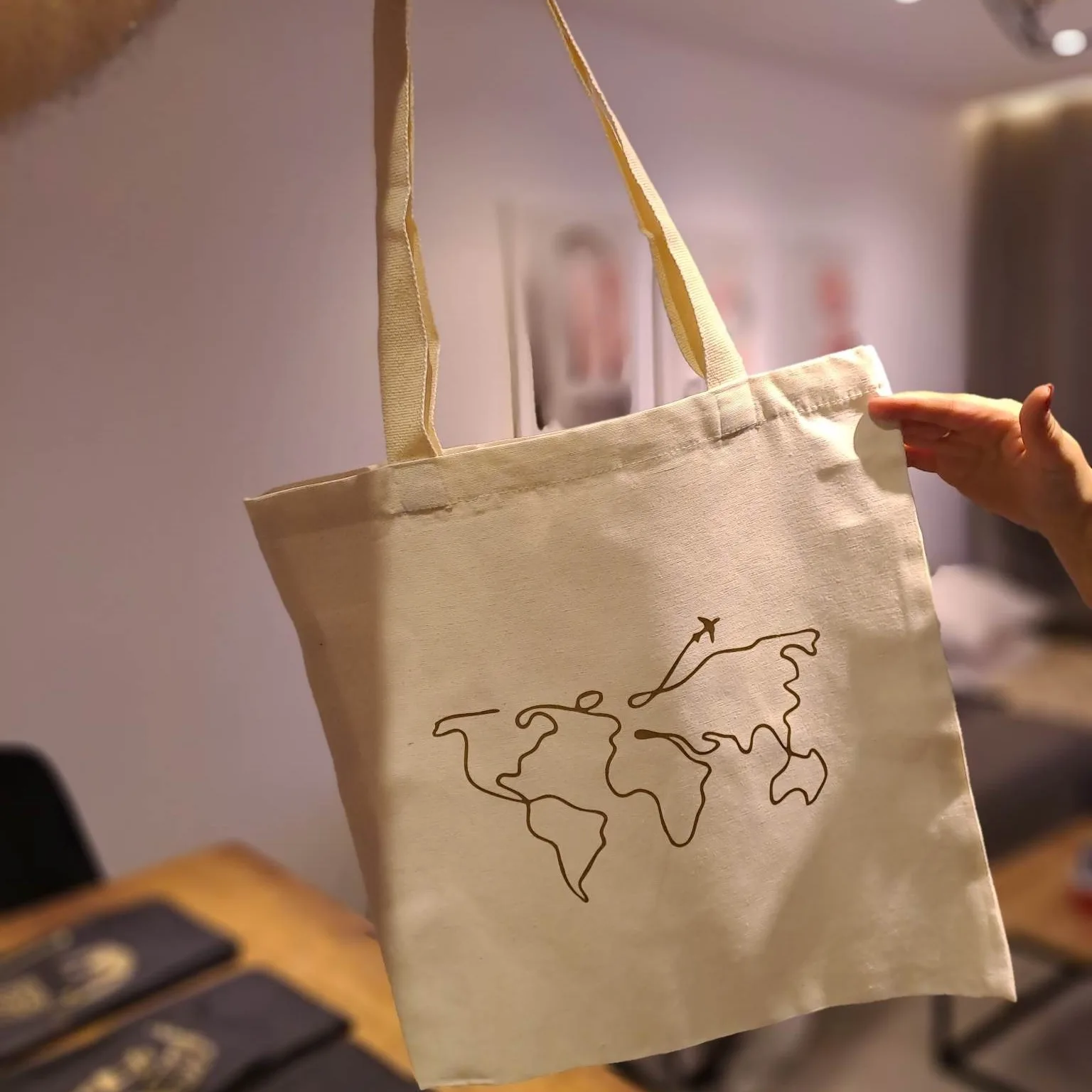Totebag Tour du Monde