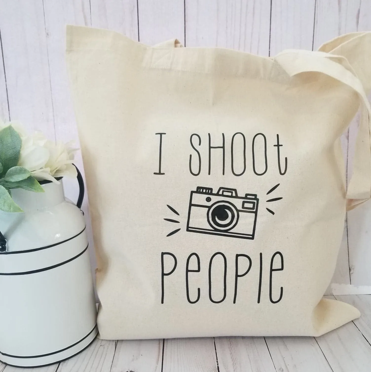 Tote bag I shoot People