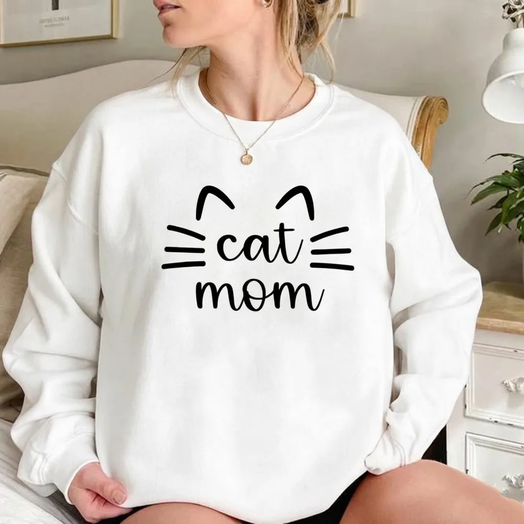 Sweatshirt Cat Mom