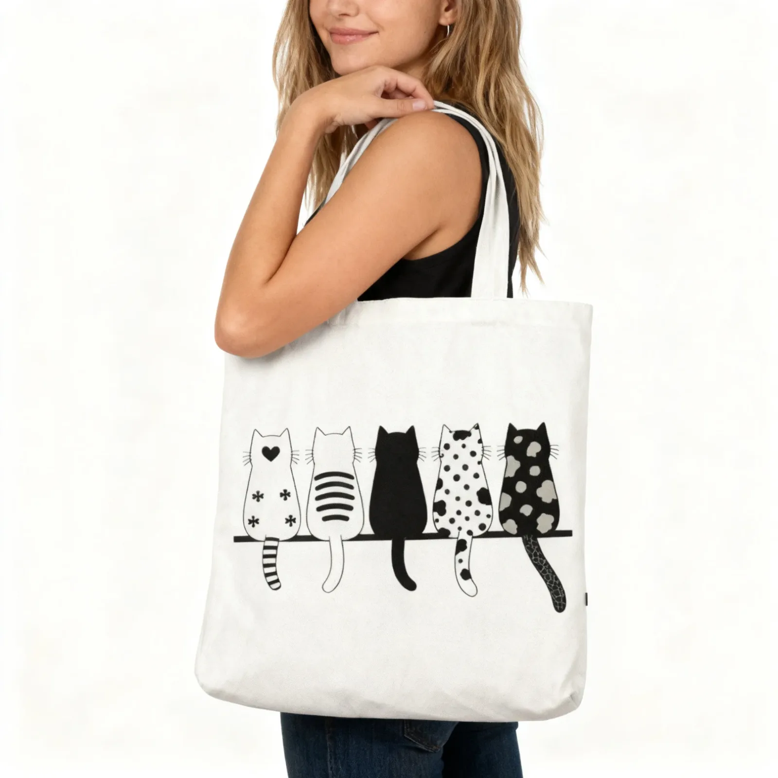 Tote Bag Les Cinq Chats 