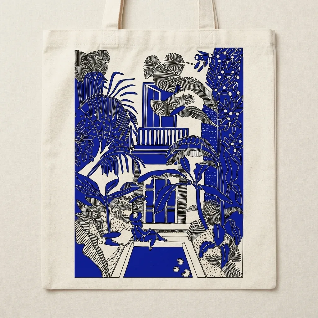 Tote Bag Villa Azure