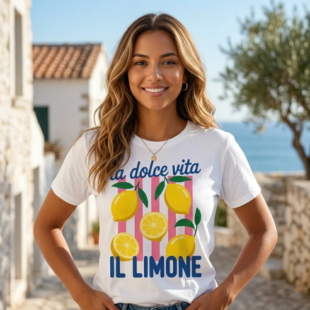 T-shirt La Dolce Vita Il Limone 